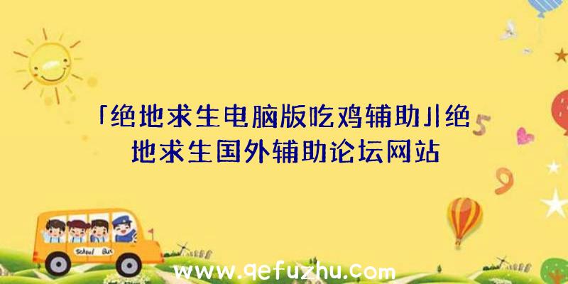 「绝地求生电脑版吃鸡辅助」|绝地求生国外辅助论坛网站